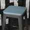 Flash Furniture 4PK Teal-Blue Poly Resin Seats for Stools & Chairs, 4PK 4-JJ-SEA-PL02-CB-GG - alternate 1